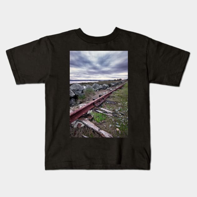 Off the Rail Kids T-Shirt by JeffreySchwartz